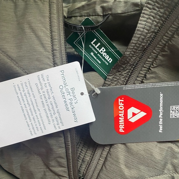 *NWT* L.L.Bean Women's PrimaLoft Packaway Coat - Picture 6 of 7